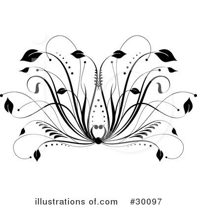 Royalty-Free (RF) Flourish Clipart Illustration by KJ Pargeter - Stock Sample #30097