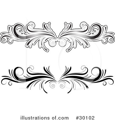 Royalty-Free (RF) Flourish Clipart Illustration by KJ Pargeter - Stock Sample #30102