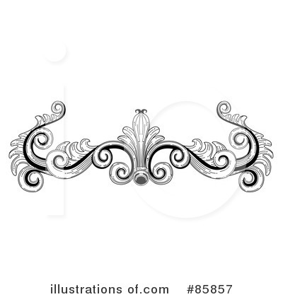 Royalty-Free (RF) Flourish Clipart Illustration by BNP Design Studio - Stock Sample #85857