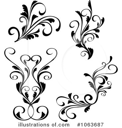 Royalty-Free (RF) Flourishes Clipart Illustration by Vector Tradition SM - Stock Sample #1063687