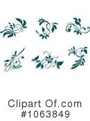 Flourishes Clipart #1063849 by Vector Tradition SM