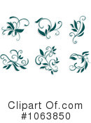 Flourishes Clipart #1063850 by Vector Tradition SM