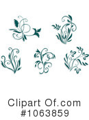 Flourishes Clipart #1063859 by Vector Tradition SM