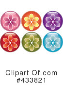 Flower Button Clipart #433821 by Pams Clipart