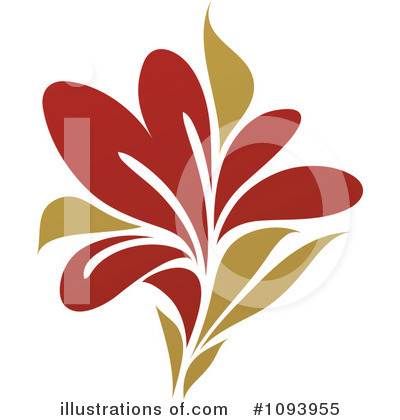Royalty-Free (RF) Flower Clipart Illustration by elena - Stock Sample #1093955
