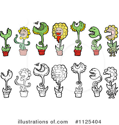 Carnivorous Plant Clipart #1125404 by lineartestpilot