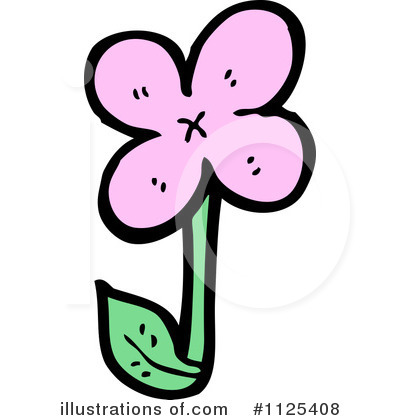 Royalty-Free (RF) Flower Clipart Illustration by lineartestpilot - Stock Sample #1125408