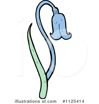 Royalty-Free (RF) Flower Clipart Illustration by lineartestpilot - Stock Sample #1125414