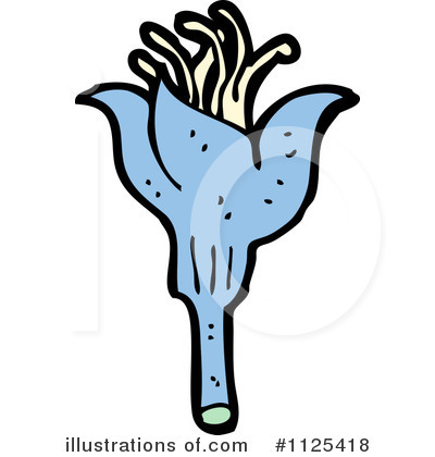 Royalty-Free (RF) Flower Clipart Illustration by lineartestpilot - Stock Sample #1125418