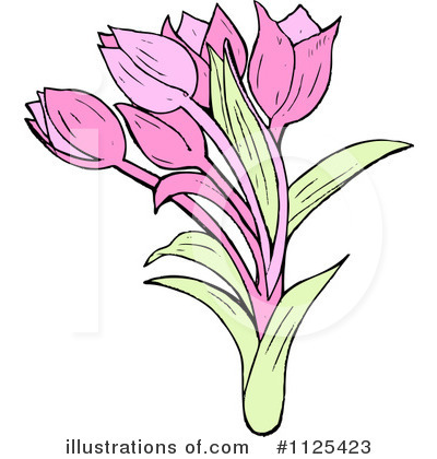Royalty-Free (RF) Flower Clipart Illustration by lineartestpilot - Stock Sample #1125423