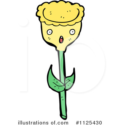 Royalty-Free (RF) Flower Clipart Illustration by lineartestpilot - Stock Sample #1125430