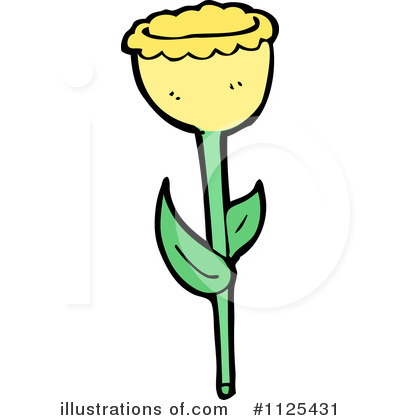 Royalty-Free (RF) Flower Clipart Illustration by lineartestpilot - Stock Sample #1125431