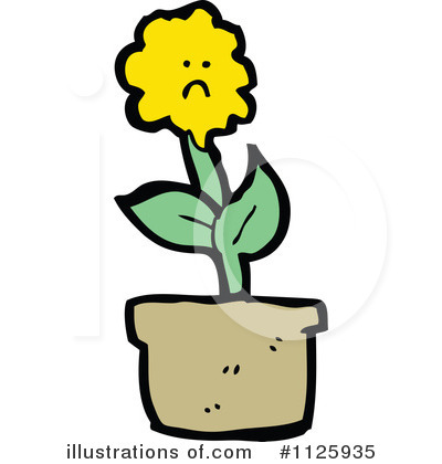 Royalty-Free (RF) Flower Clipart Illustration by lineartestpilot - Stock Sample #1125935