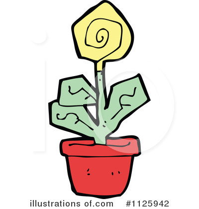 Royalty-Free (RF) Flower Clipart Illustration by lineartestpilot - Stock Sample #1125942
