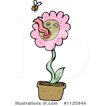 Royalty-Free (RF) Flower Clipart Illustration by lineartestpilot - Stock Sample #1125944
