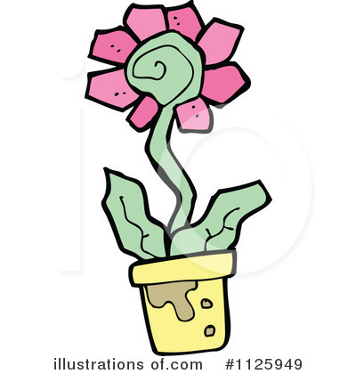 Royalty-Free (RF) Flower Clipart Illustration by lineartestpilot - Stock Sample #1125949