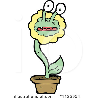 Royalty-Free (RF) Flower Clipart Illustration by lineartestpilot - Stock Sample #1125954