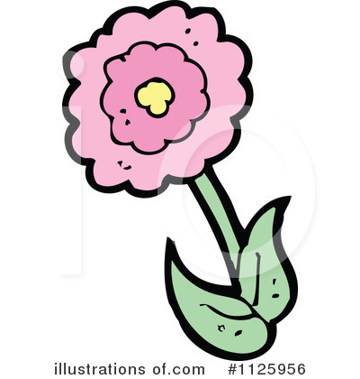 Royalty-Free (RF) Flower Clipart Illustration by lineartestpilot - Stock Sample #1125956