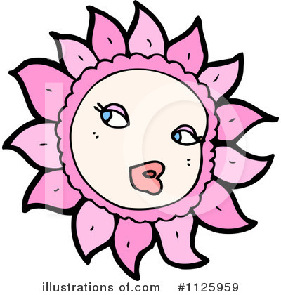 Royalty-Free (RF) Flower Clipart Illustration by lineartestpilot - Stock Sample #1125959