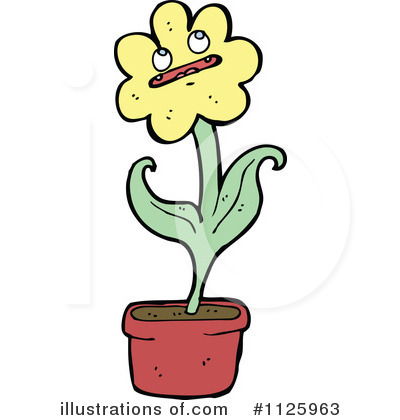 Royalty-Free (RF) Flower Clipart Illustration by lineartestpilot - Stock Sample #1125963