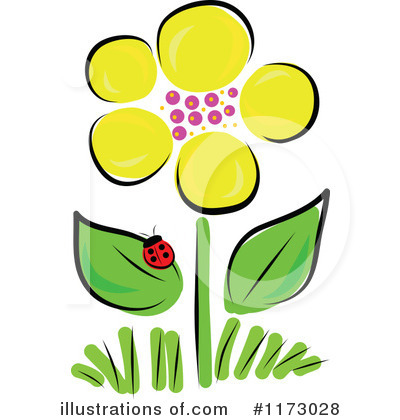 Royalty-Free (RF) Flower Clipart Illustration by Maria Bell - Stock Sample #1173028
