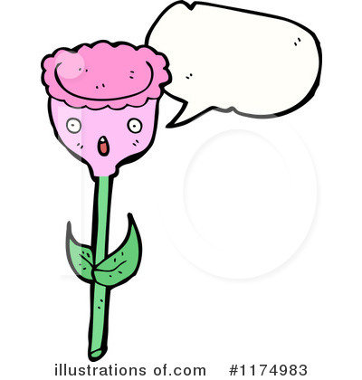 Royalty-Free (RF) Flower Clipart Illustration by lineartestpilot - Stock Sample #1174983