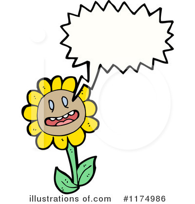 Royalty-Free (RF) Flower Clipart Illustration by lineartestpilot - Stock Sample #1174986