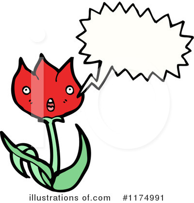 Royalty-Free (RF) Flower Clipart Illustration by lineartestpilot - Stock Sample #1174991