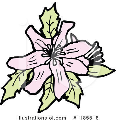 Royalty-Free (RF) Flower Clipart Illustration by lineartestpilot - Stock Sample #1185518