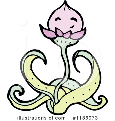Royalty-Free (RF) Flower Clipart Illustration by lineartestpilot - Stock Sample #1186973