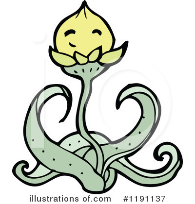 Royalty-Free (RF) Flower Clipart Illustration by lineartestpilot - Stock Sample #1191137