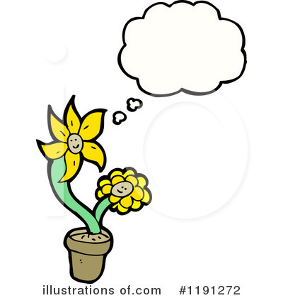 Royalty-Free (RF) Flower Clipart Illustration by lineartestpilot - Stock Sample #1191272