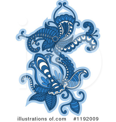 Royalty-Free (RF) Flower Clipart Illustration by Vector Tradition SM - Stock Sample #1192009