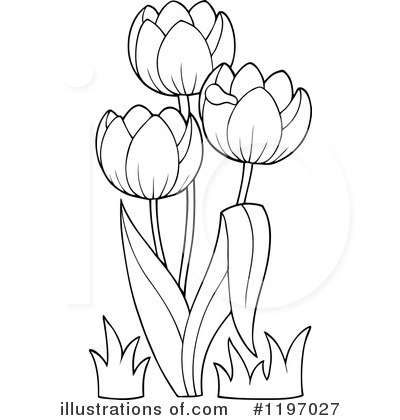 Tulip Clipart #1201472 - Illustration by visekart