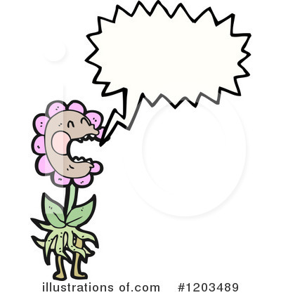Royalty-Free (RF) Flower Clipart Illustration by lineartestpilot - Stock Sample #1203489