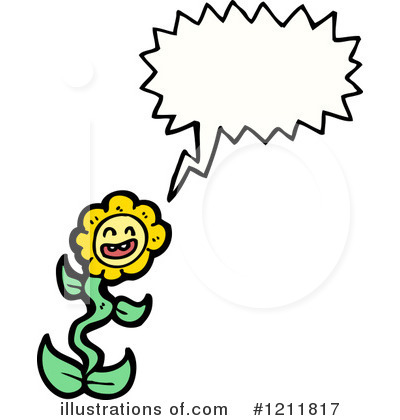 Royalty-Free (RF) Flower Clipart Illustration by lineartestpilot - Stock Sample #1211817