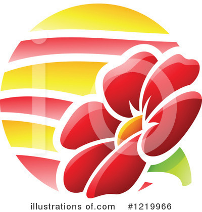 Royalty-Free (RF) Flower Clipart Illustration by cidepix - Stock Sample #1219966