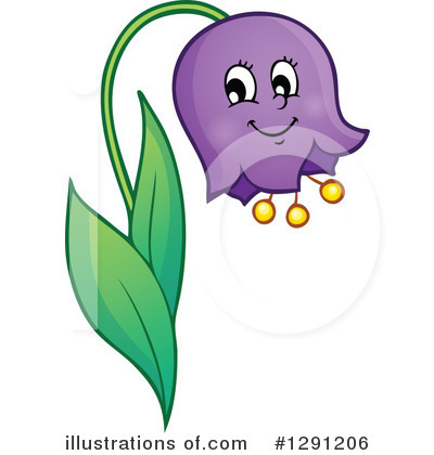Royalty-Free (RF) Flower Clipart Illustration by visekart - Stock Sample #1291206