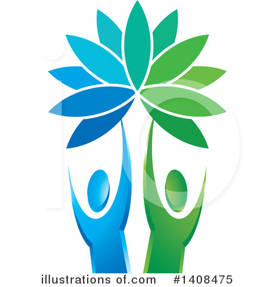 Royalty-Free (RF) Flower Clipart Illustration by Lal Perera - Stock Sample #1408475