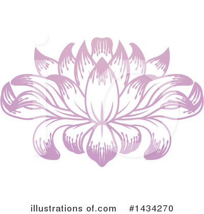 Water Lily Clipart #1434270 by AtStockIllustration