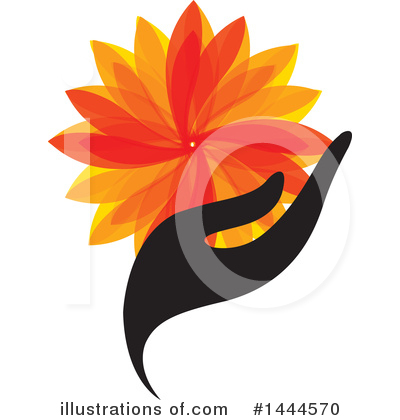 Royalty-Free (RF) Flower Clipart Illustration by ColorMagic - Stock Sample #1444570