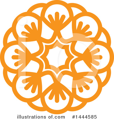 Royalty-Free (RF) Flower Clipart Illustration by ColorMagic - Stock Sample #1444585