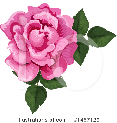 Royalty-Free (RF) Flower Clipart Illustration by Vector Tradition SM - Stock Sample #1457129