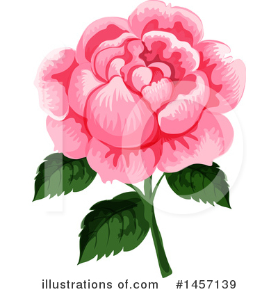Royalty-Free (RF) Flower Clipart Illustration by Vector Tradition SM - Stock Sample #1457139