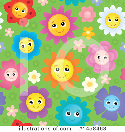 Royalty-Free (RF) Flower Clipart Illustration by visekart - Stock Sample #1458468