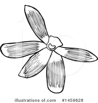 Orchid Clipart #1459628 by Cherie Reve