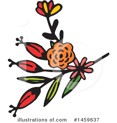 Royalty-Free (RF) Flower Clipart Illustration by Cherie Reve - Stock Sample #1459637