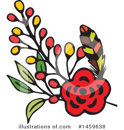 Royalty-Free (RF) Flower Clipart Illustration by Cherie Reve - Stock Sample #1459638