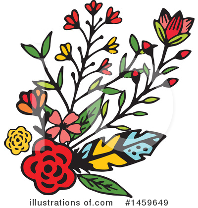 Royalty-Free (RF) Flower Clipart Illustration by Cherie Reve - Stock Sample #1459649
