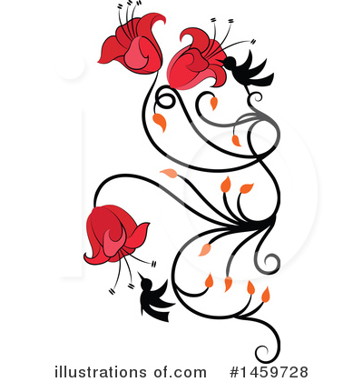 Royalty-Free (RF) Flower Clipart Illustration by Cherie Reve - Stock Sample #1459728